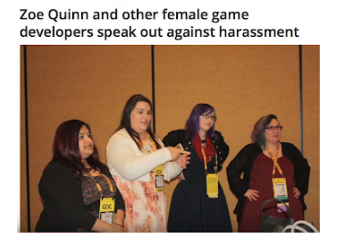 female game developers speak out again harassment