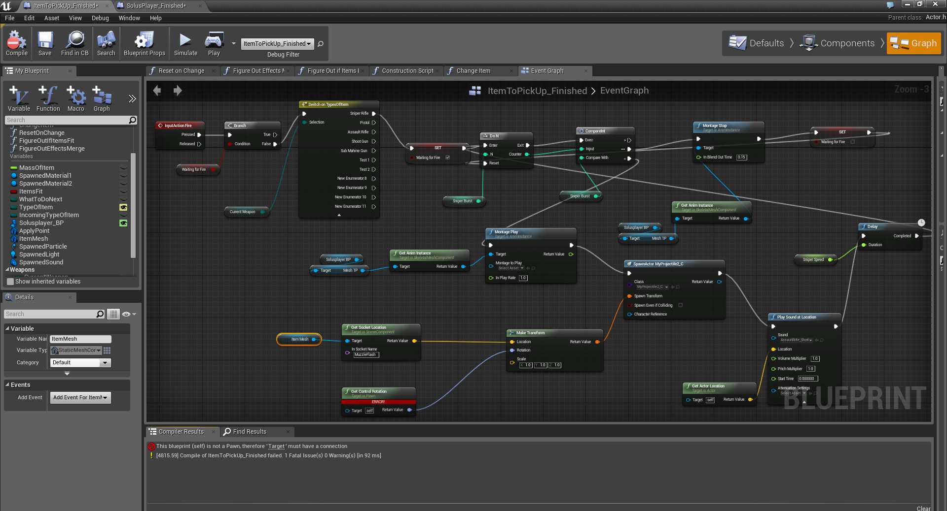 Unreal engine 4 drag and drop